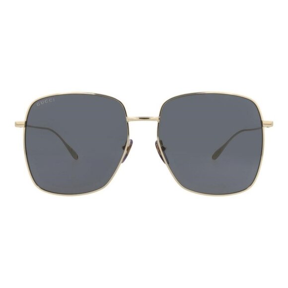 New Authentic Gucci Womens Square/Rectangle Gold Gold Grey Fashion Designer Sung - Picture 1 of 4